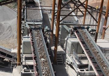sand and gravel aggregate crushing plant